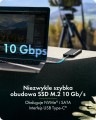 IcyBox Obudowa M.2 NVMe i SATA USB 3.2 Gen 2, 10 Gbit/s IB-1827MCP-C31