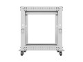 Lanberg Stojak Open rack 19 cali 12U 600x600-1100 regulowany szary