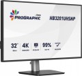 IIYAMA Monitor 31.5 cala ProGraphic HB3201UHSNP-B1 4K,IPS BLACK 2.0,450cd,VESA USB-c dock(PD:96W),HDMI,DP,DAISY/CHAIN,4xUSB,RJ45,3000:1,sRGB:100%,DCI-