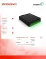 Seagate Dysk twardy 2.5 cala Game Drive Xbox STKX5000403 5TB