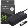 Qoltec Ładowarka do roweru elektrycznego 36V | 42V | 2A | 3P XLR-18mm  + kabel zasilający