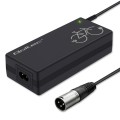 Qoltec Ładowarka do roweru elektrycznego 36V | 42V | 2A | 3P XLR-18mm  + kabel zasilający