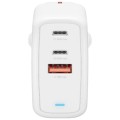 4smarts Ładowarka sieciowa Flex 65W 2xUSB-C + 1xUSB-A Biała