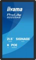 IIYAMA Monitor 21.5 cala ProLite S2225AS-B1 IPS,FHD,A14,24/7,RJ45,500cd2, USB-C,2x5W,iiSignage, WI-FI
