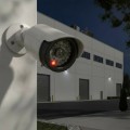 CEE Zestaw dwóch atrap kamer IR1800 WT białe, zasilanie 2xAA, ABS, diody IR LED