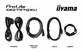 IIYAMA Monitor ProLite  27 cali XB2797QSU-B1 IPS,QHD,2xHDMI,DP,350cd,75Hz,1000:1,     USB HUB,x4 ((2x Type-A v.3.2 Gen 1 (5Gbps, 4.5W) 2x Type-C (5Gbp