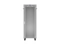 Lanberg Szafa instalacyjna rack stojąca 19" 32U 600x800 szara drzwi     przeszkolne  LCD ( Flat pack)