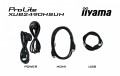 IIYAMA Monitor 24 cale XUB2490HSUH-B2 + Norton Small Business card 250G PL