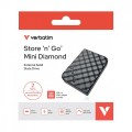 Verbatim Dysk SSD Mini Diamond 2TB USB-C 2TB 32026