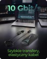 IcyBox Obudowa dysku IB-1805ML-CU31 NVMe M.2 SSD, RGB oświetlenie