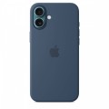 Apple Etui silikonowe z MagSafe do iPhonea 16 Plus - denim