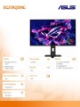 Asus Monitor 26.5 cala XG27AQDNG OLED 360Hz 0.03MS DP, 2HDMI, 2USB