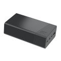 Green Cell Powerbank 30 000mAh, 22.5W, 4 porty, czarny