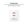 LogiLink Ładowarka sieciowa 2x USB-C, 65W, biała