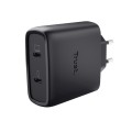 Trust Ładowarka MAXO GaN 65W 2x USB-C czarna