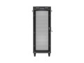 Lanberg Szafa instalacyjna rack stojąca 19 cali 32U 600x600 drzwi perforowane LCD czarna (Flat pack)
