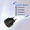 LogiLink Ładowarka sieciowa  2x USB-A, 10.5W, czarna