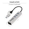 LogiLink Hub 3xUSB3.0 z czytnikiem kart pamięci