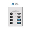 LogiLink Hub 4xUSB3.2 Gen1 z przełącznikiem on/off