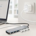 LogiLink Hub 7 portów USB3.2 USB-A, 5 Gbps, 20W PD