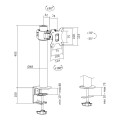 LogiLink Uchwyt do monitora 17-32 cale, stalowy, maks. 9kg