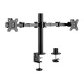 LogiLink Uchwyt na 2 monitory,17 -32 cale, ramie 380mm,2x12kg