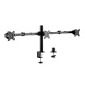 LogiLink Uchwyt na 3 monitory,17 -27 cali, ramie 380mm,3x7kg