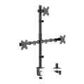 LogiLink Uchwyt na 3 monitory, 17-27 cale ,max 10kg na ramie
