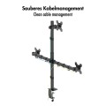 LogiLink Uchwyt na 3 monitory, 17-27 cale ,max 10kg na ramie