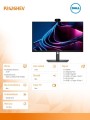 Dell Monitor P2426HEV 23.8 cala IPS FHD(1920x1080)/16:9/HDMI/2xDP/2xUSB-C/RJ45/4xUSB/Camera/3Y