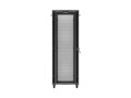 Lanberg Szafa instalacyjna rack stojąca 19 cali 47U 800x800 drzwi perforowane LCD czarna (Flat pack)