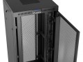 Lanberg Szafa instalacyjna rack stojąca 19 cali 47U 800x800 drzwi perforowane LCD czarna (Flat pack)