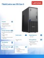 Lenovo Komputer ThinkCentre Neo 50t G6 TOWER 13BD003MPB W11Pro Ultra 5 225/16GB/1TB/INT/BLACK/DVD/3YRS OS + 1YR CI
