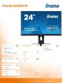 IIYAMA Monitor 23.8 cala X2491H-B1 IPS,HDMI,DP,1ms,350cd/m2, 1500:1,120Hz
