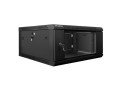 LANBERG Szafa instalacyjna wisząca 19'' 4U 600X600mm czarna (drzwi       szkalne)