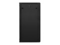 LANBERG Szafa instalacyjna wisząca 19'' 27U 600X600mm czarna (drzwi      szklane)