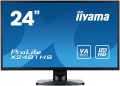 IIYAMA Monitor 24 X2481HS-B1 SLIM AMVA+, HDMI, DVI, 6 ms, Głośniki
