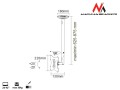 Maclean Uchwyt do telewizora sufitowy 23-42" 50 - 85 cm 30kg MC-504A B czarny TV