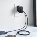 AUKEY PA-D1 ultraszybka ładowarka sieciowa 2xUSB Power Delivery (1xUSB A+1xUSB C) 5.4A 30W Dynamic Detect