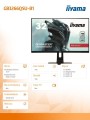 IIYAMA Monitor 31.5 cale GB3266QSU-B1 VA,QHD,144HZ,1MS,1500R,DPx,HDMIx2,USBx4