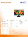 NEC Monitor Multisync E243F IPS DP USB-C Czarny
