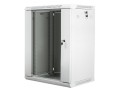 LANBERG Szafa instalacyjna wisząca 19'' 15U 600X450mm szara (drzwi       szklane)