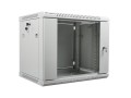 LANBERG Szafa instalacyjna wisząca 19'' 9U 600X450mm szara (drzwi        szklane)