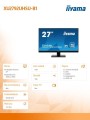 IIYAMA Monitor 27 cala XU2792UHSU-B 4K,IPS,USB,DP,HDMI,DVI,PIP