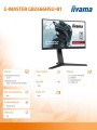 IIYAMA Monitor GB2466HSU-B1 24cale VA, 165HZ, 1500R, 1ms, USBx2, HDMIx2, DP