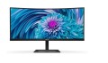 Philips Monitor 346E2CUAE 34 cale VA Curved HDMI, DP, USB-C Głośniki, Regulowana wysokość