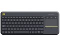 Logitech K400 Plus Wireless Touch Keyboard Czarna