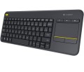 Logitech K400 Plus Wireless Touch Keyboard Czarna