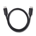 Qoltec Kabel DisplayPort v1.2 męski | DisplayPort v1.2 męski | 4K | 1.5m