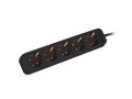 LANBERG Listwa przedluzacz   3m 5X230v c PS0-05F-0300-BK